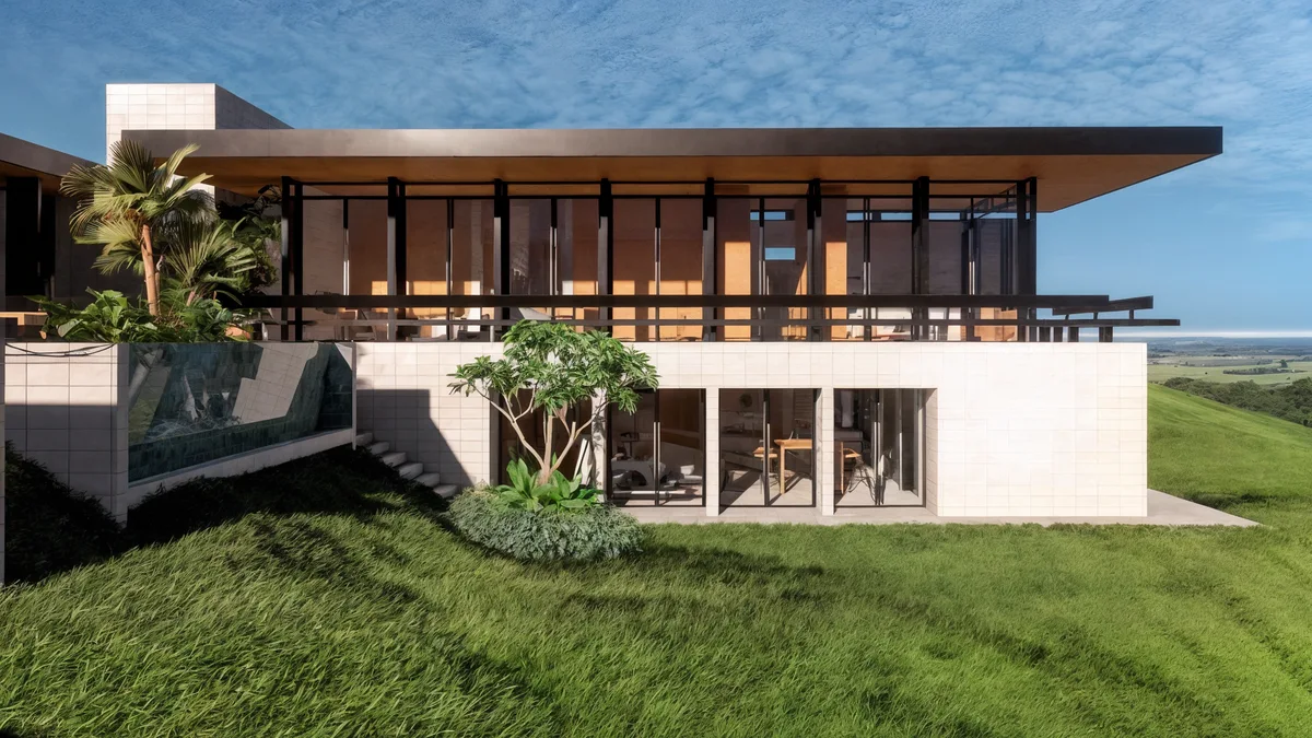 Residência Alumínio, Vista 1