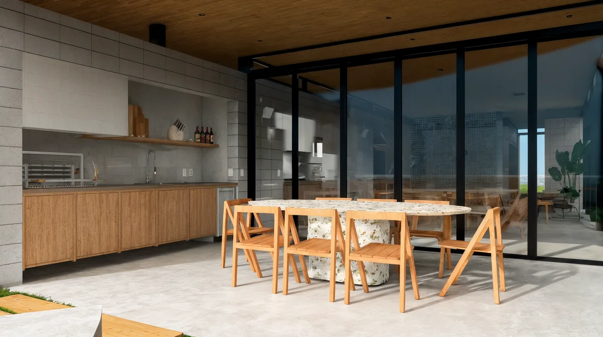 Residência Alumínio, Vista 2