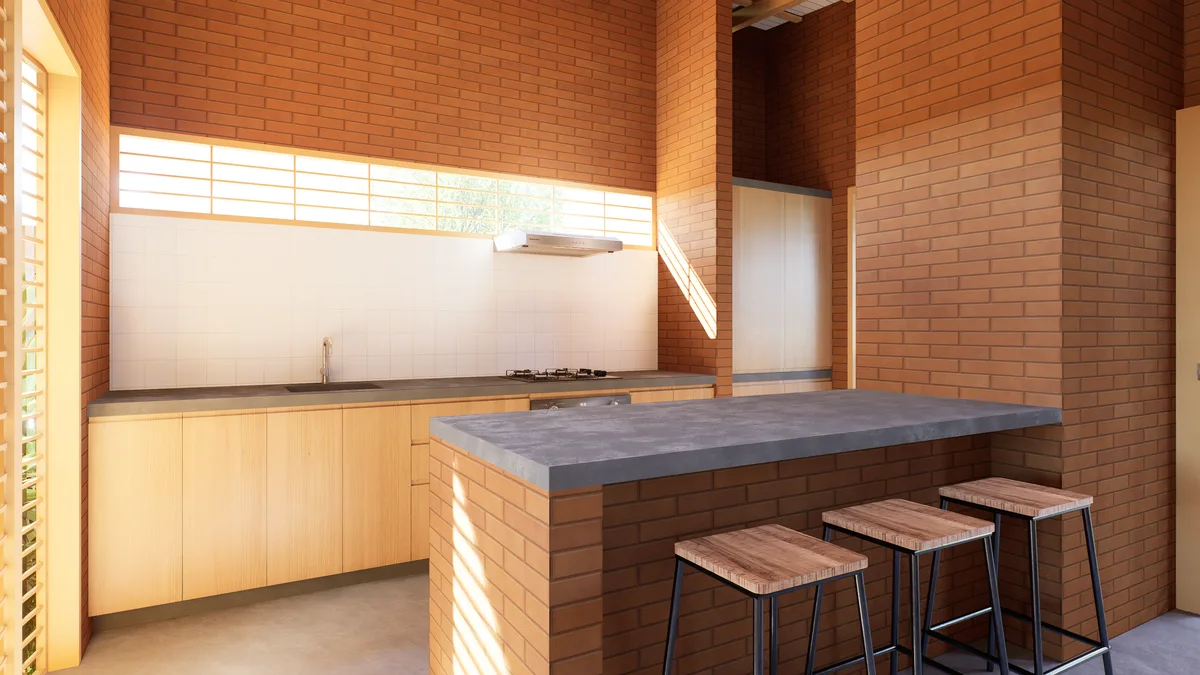 Residência Araruama, Piscina overflow