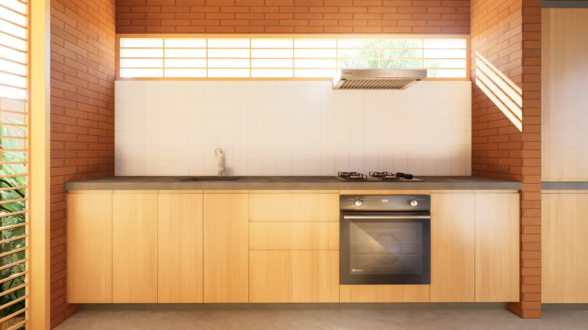 Residência Araruama, Vista da lagoa