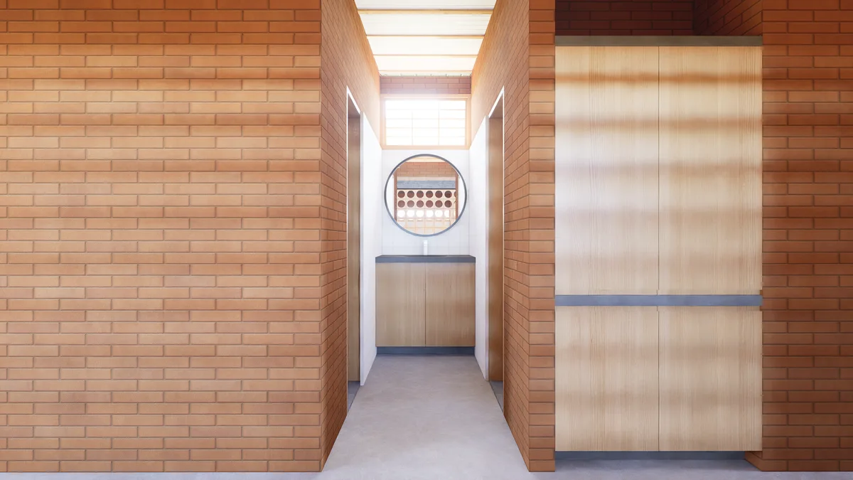 Residência Araruama, Jardim de restinga