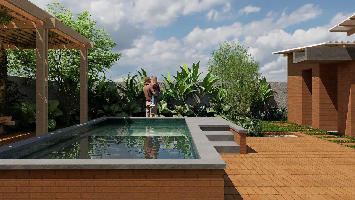 Residência Araruama, Area gourmet