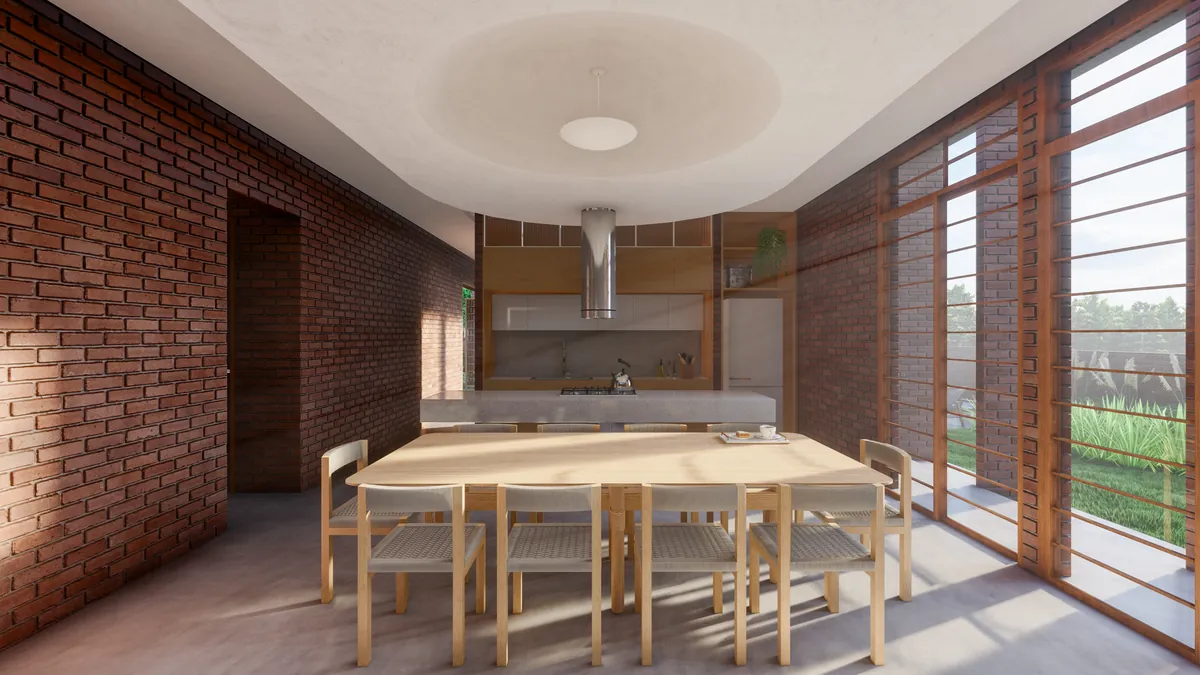 Residência Rio Pardo, Sala de jantar